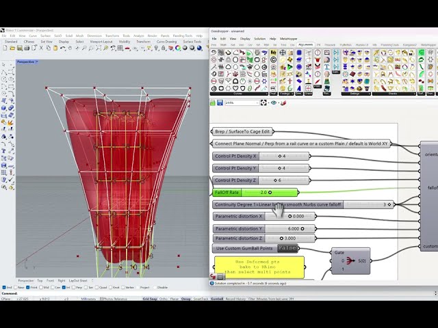 Cage Edit  #AlgoJewels #rhino3d #caddesign