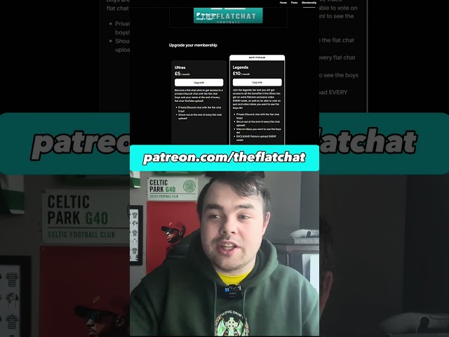 THE FLAT CHAT ARE NOW ON PATREON - Here’s how to sign up!