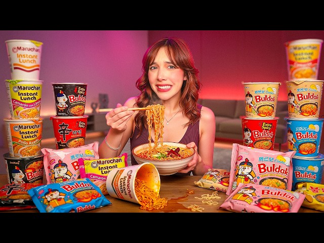 TRYING ALL THE RAMEN | I'M NEVER DOING IT AGAIN
