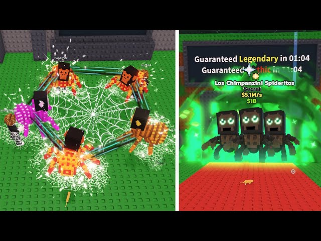 ROBLOX Huge Update - Trying Chimpanzini Spiderini Ritual Rework - Funny Moments - Steal a Brainrot