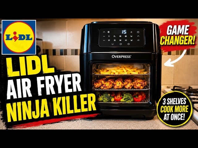 Lidl Silvercrest 9-in-1 Air Fryer, same as Daewoo Digital Tower Oven ( Ninja  Air Fryer Killer )