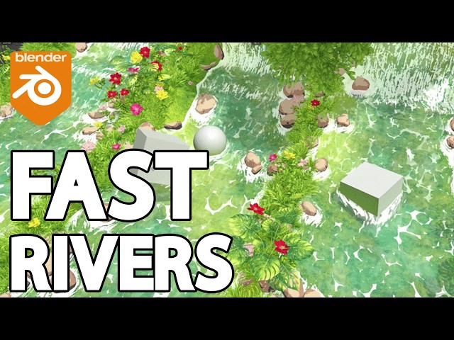 This New Blender Addon Makes Stylized Rivers