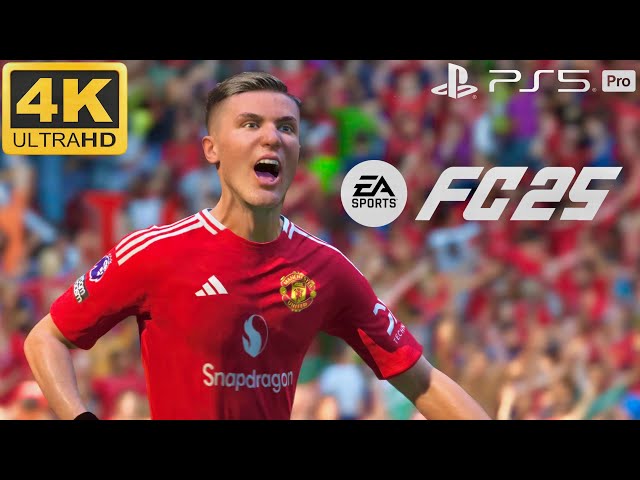 EA FC 25 Benjamin Sesko Last Minute Goal Celebration For Manchester United!