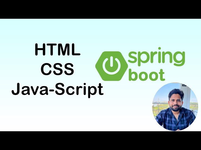 SDE Bootcamp 18: Building a Basic User Interface with Spring Boot