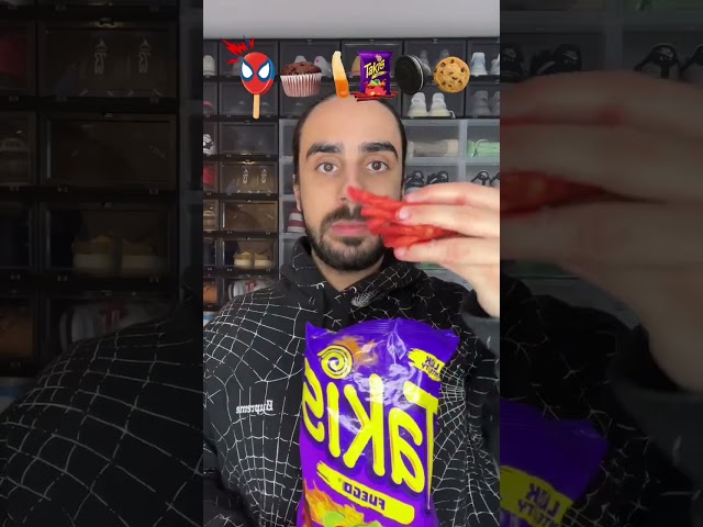 Food ASMR Eating a Spiderman Popsicle #asmr #food #mukbang #eatingsounds