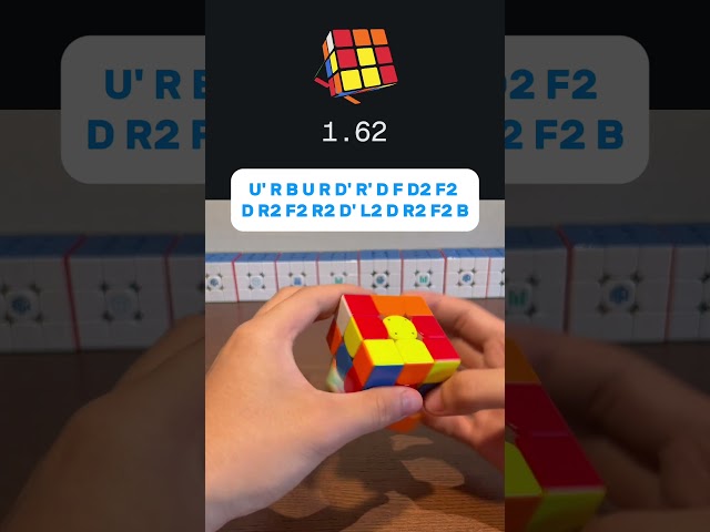 Day 15 of attempting the Acubemy Daily Scramble until I get sub-8 #cubing #series #speedcubing