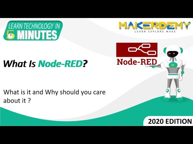 What is Node-RED? (2020) | Learn Technology in 5 Minutes