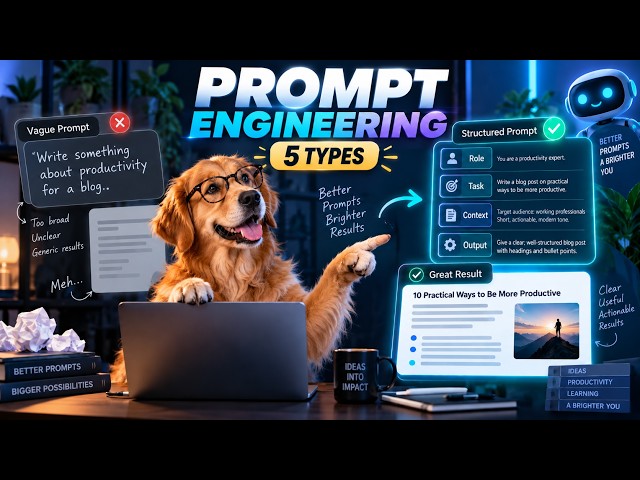 Prompt Engineering Explained: 5 Powerful Prompting Techniques for Better AI Results