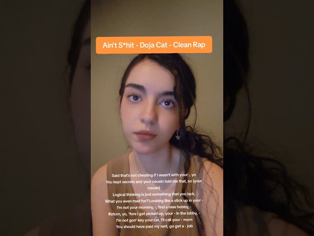 Rate this 1 to 10 :) #fyp #rap #clean #cover #viralshort #dojacat #rapcover