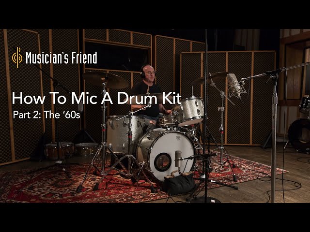 How To Mic a Drum Kit, Part 2: The '60s, Recording With 5 Microphones