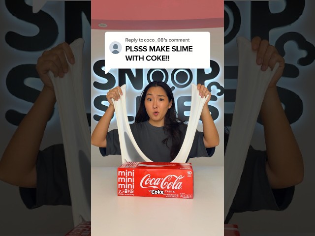 I Tried Making Slime With COKE 🥤