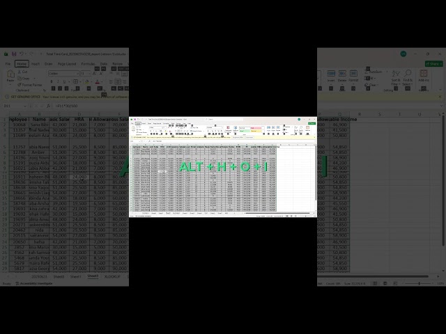 3 Must Know Excel Formatting Shortcuts | That Save Time! #exceltips #excel #exceltutorial #exclusive
