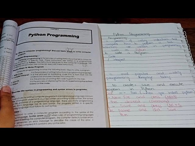Python programming|Chapter 2|1st year computer science 2025|Programs|