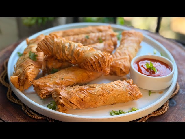 👉 মুচমুচে ও জুসি চিকেন স্প্রিং রোল || Crispy & Juicy Chicken Spring Roll | Best Evening Snacks Idea 