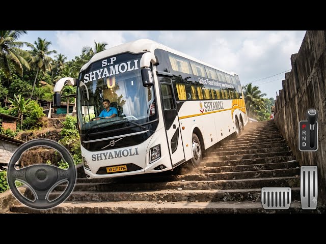 Volvo 9600 Luxury Sleeper Bus 🚌 | Stairs Challenge Map 😱 | BUSSID