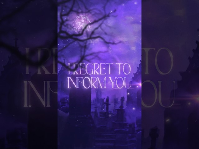 ”I Regret to Inform You” is out this Friday! 🖤