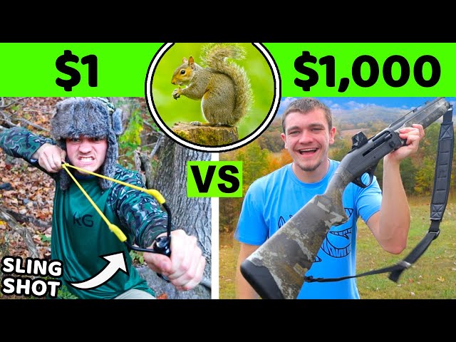 Cheap Vs Expensive Squirrel Hunting Challenge!
