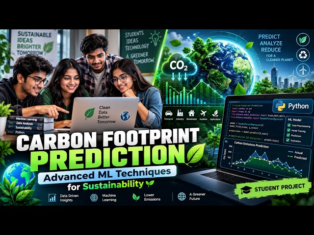 Carbon Footprint Prediction Using Advanced Machine Learning Techniques for Sustainability