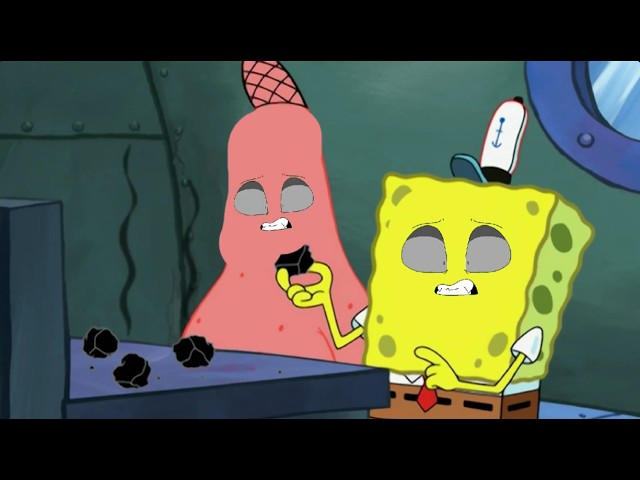 Monster How Should I Feel Meme | SpongeBob Finds a Strange Creature Inside a Secret Cave 😱