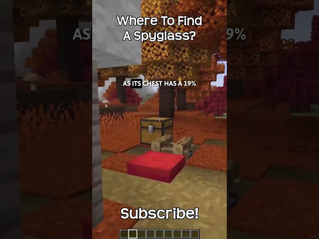 Where To Find A Spyglass? In Minecraft!