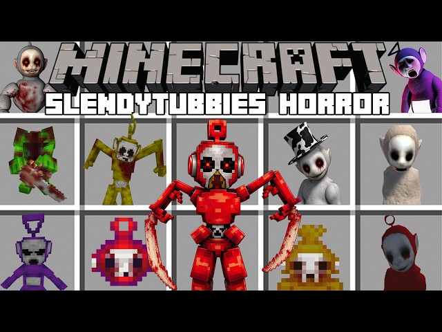 Minecraft SLENDYTUBBIES MOD / SLENDYTUBBIES HORROR MOD! (Minecraft Mods)