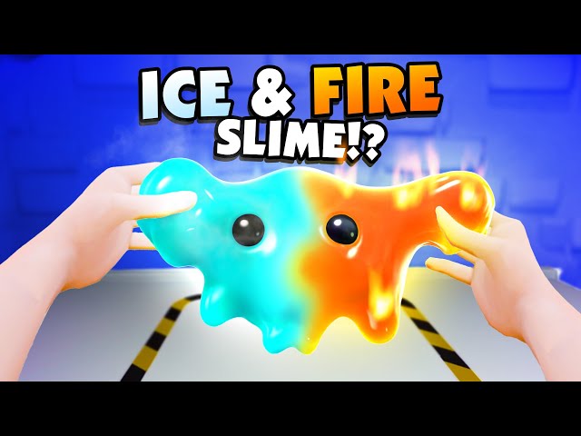 Playing with REAL Elemental SLIME In VR! - Slime Lab