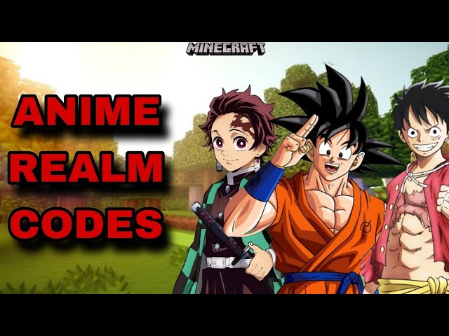 *NEW* BEST ANIME REALM CODES FOR MINECRAFT BEDROCK EDITION!