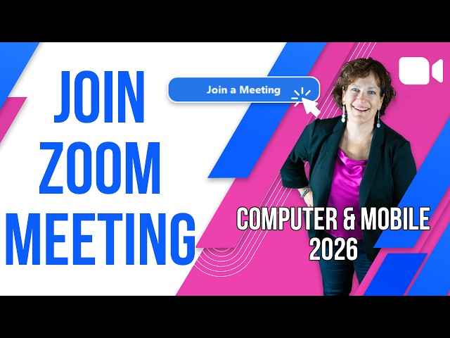 How To Join a Zoom Meeting | Beginner's Guide Computer & Mobile 2026