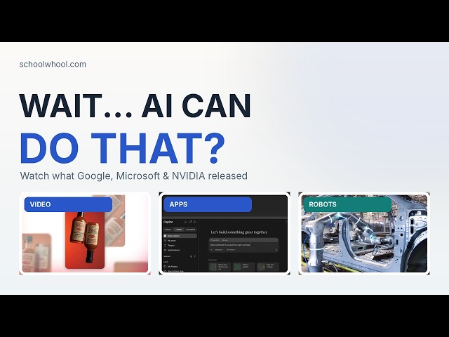 Google Vids, Microsoft Copilot, Meta Muse, Live Avatar & NVIDIA Isaac: 5 AI Releases Changing Work