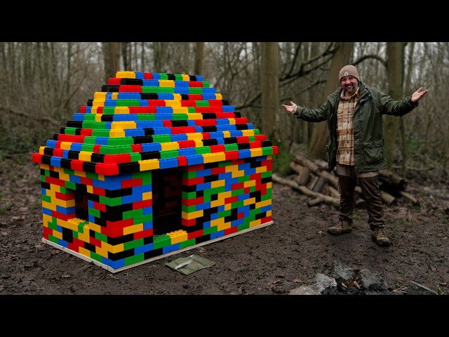 Building & Sleeping in a 'LEGO' House