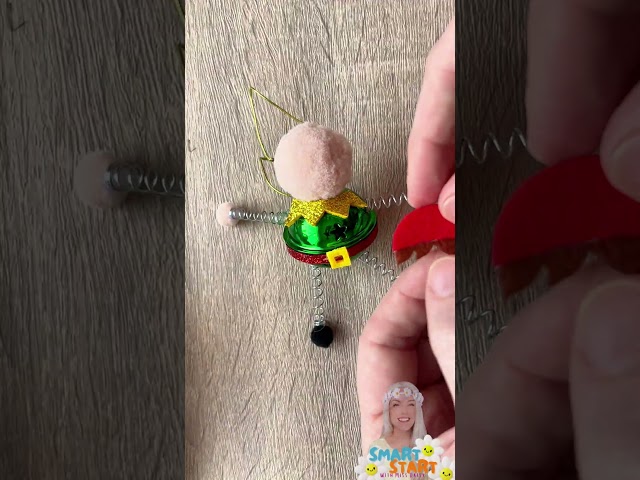 Holiday Elf Bell Ornament Craft DIY