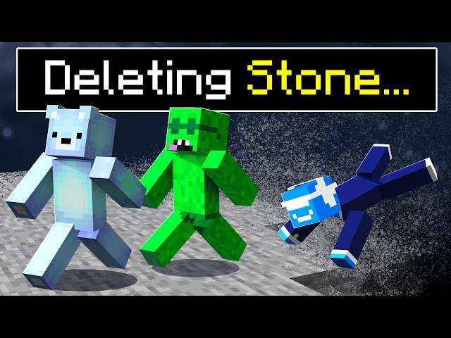 Minecraft, But a Random Block DISAPPEARS Every Minute