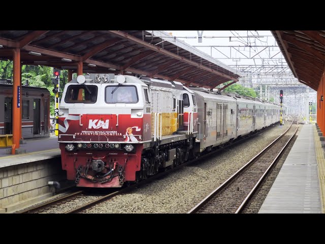 Stasiun Bekasi: Kompilasi Kereta Api dan KRL Commuter Line [4K] | JR 205, CC 201, CC 206