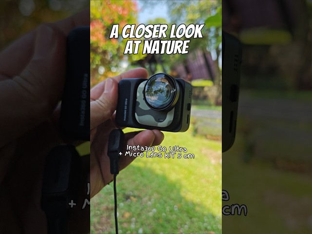 A Closer Look at Nature. @insta360
