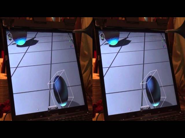 Leonar3do modeling at Startup Debut 2013 CES in 3D