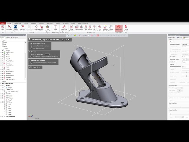 Scan-to-CAD Workflow: Reverse Engineering with Geomagic Design X