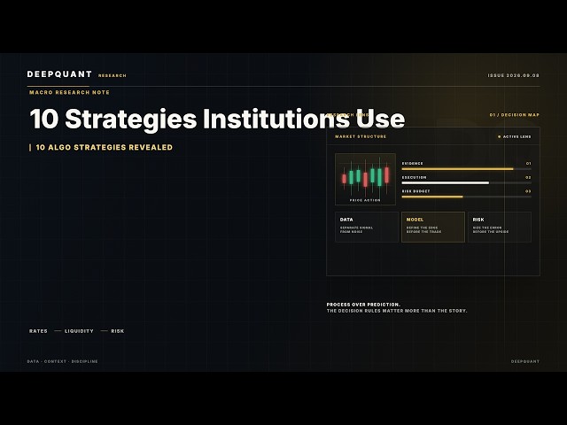 Algorithmic Trading Arsenal: 10 Strategies Institutions Use to Win