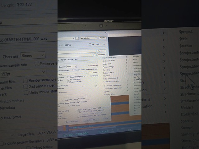 Renderizar TRACKS Mone e estéreo ao mesmo tempo !