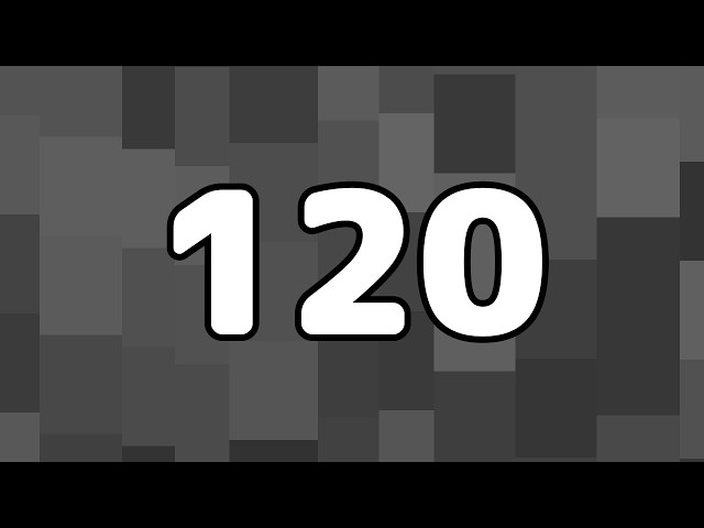 120 Seconds Timer ‐ Gray Tiles