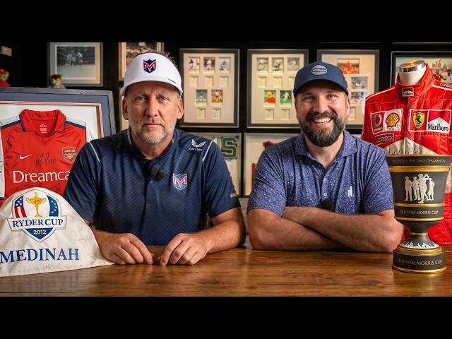 Ian Poulter Shows Peter Finch His INSANE Sports Memorabilia Collection
