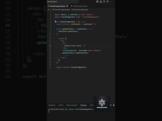 Passing data from parent to child and  child to parent in react.js