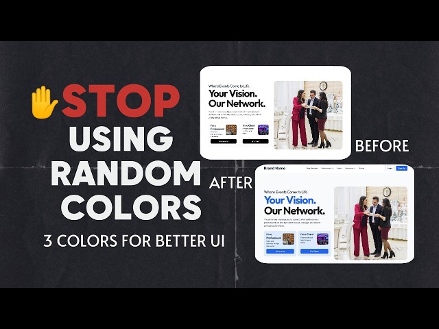 Stop Using Random Colors! 🎨 | 3 Colors Every UI Designer Should Know