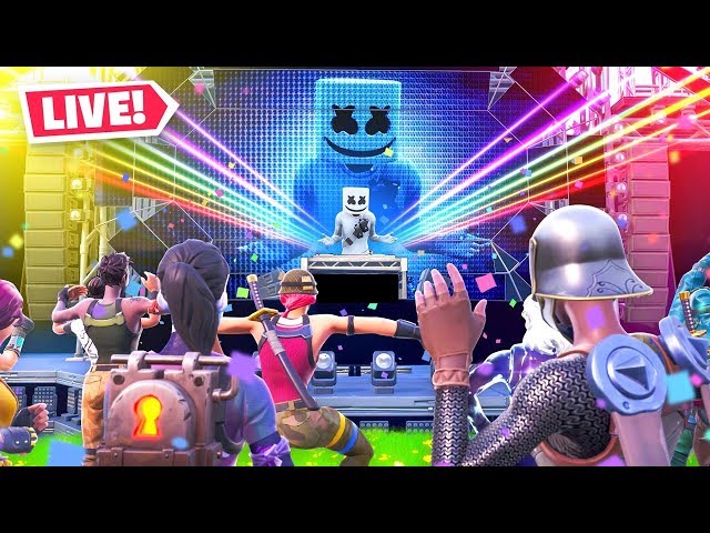Fortnite Marshmello Event LIVE CONCERT!
