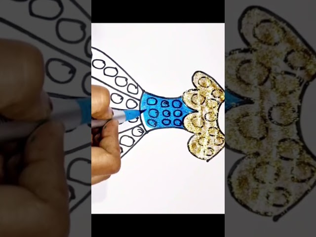 How to Draw Frock #shorts #frock