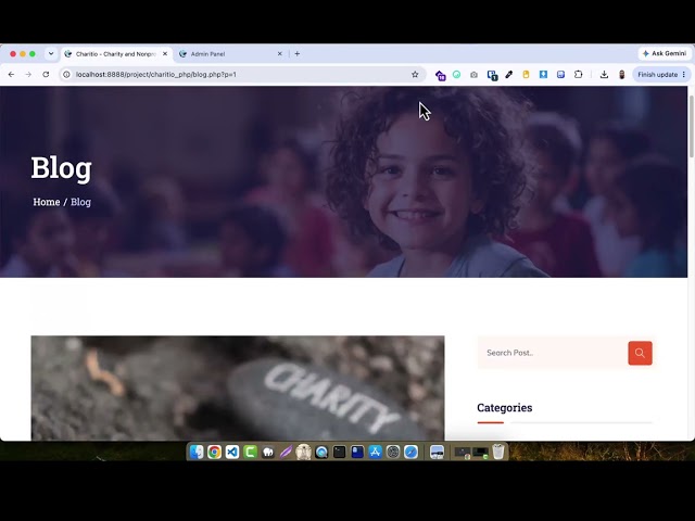NEW COURSE - Build a Complete Charity Website using PHP & MySQL