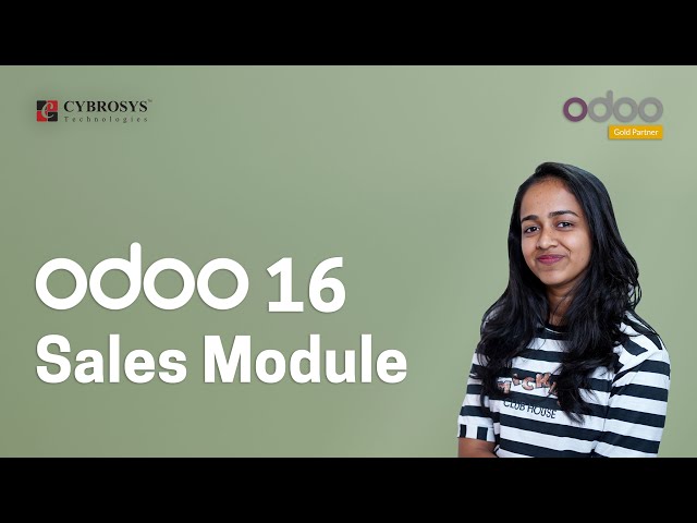 Odoo 16 Sales Management | What's new in Odoo 16 Sales App #odoosales | Odoo 16 Sales Module