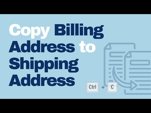 Salesforce Flow: Copy Billing Address to Shipping Address