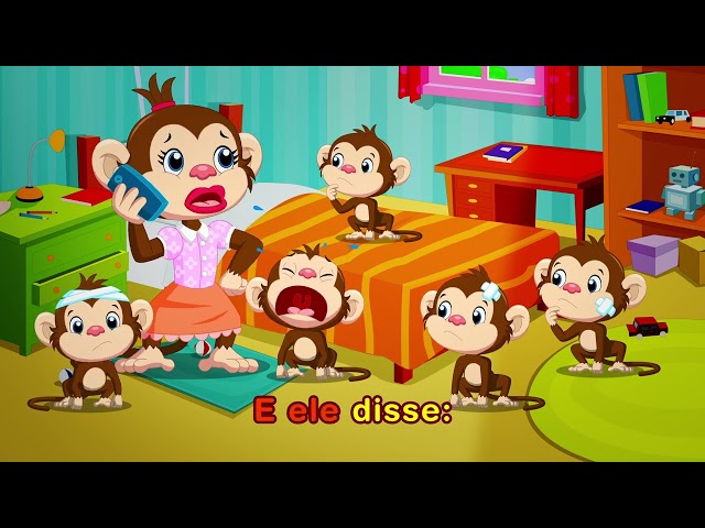 Pintainho Amarelinho 3 - Cinco Macaquinhos (Vídeo Oficial)