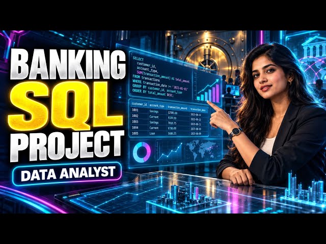 Banking SQL Project for Data Analysts  Complete Portfolio Tutorial