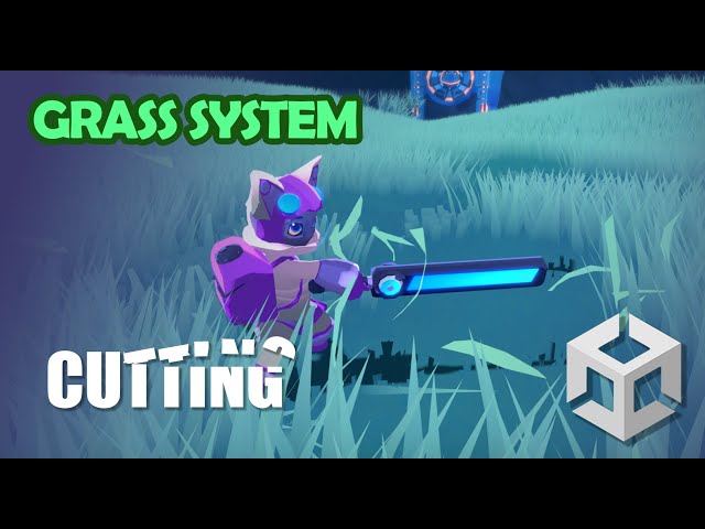 Unity | I Added Grass Cutting to my Free Grass System
